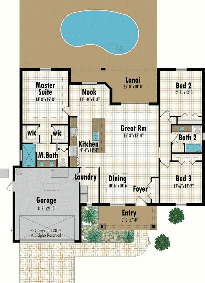 The Manasota floorplan - Capitol Homes