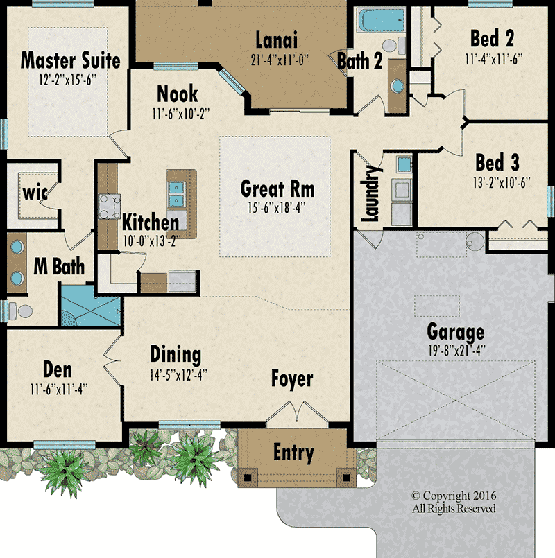 The Mangrove floorplan - Capitol Homes