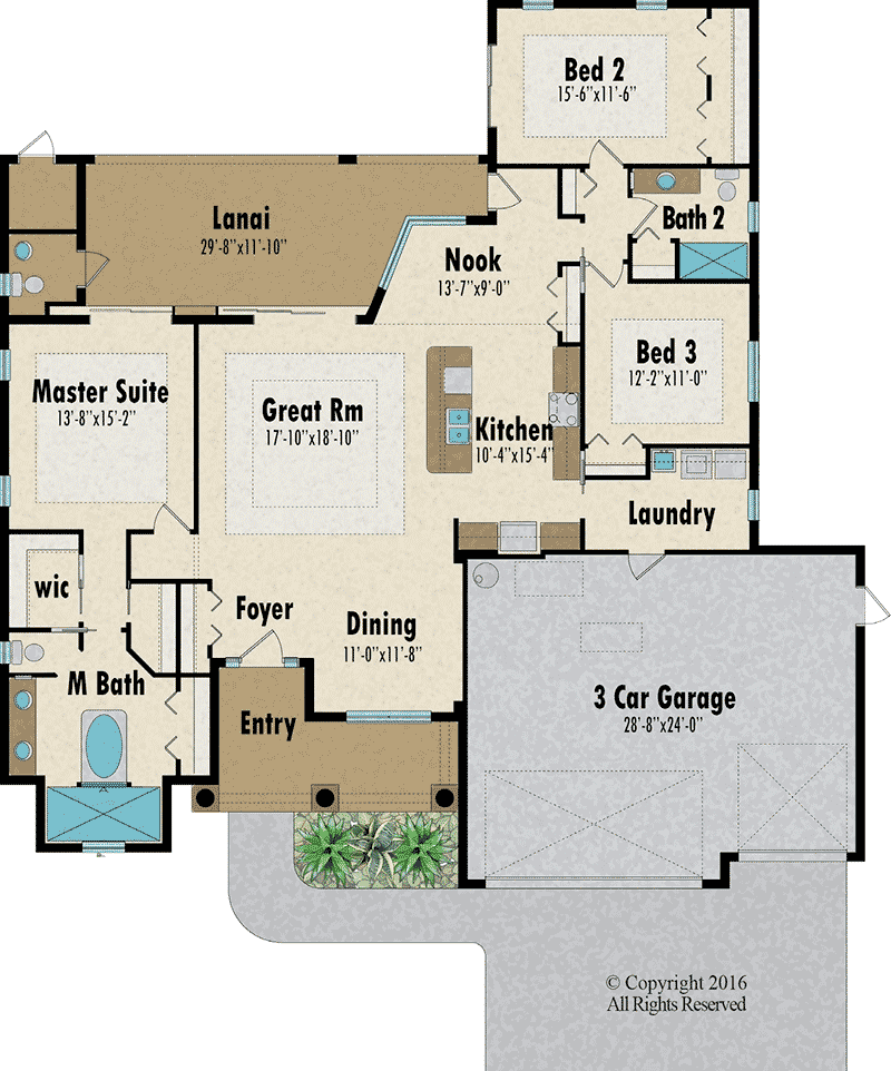 The Tamarind floorplan- Capitol Homes