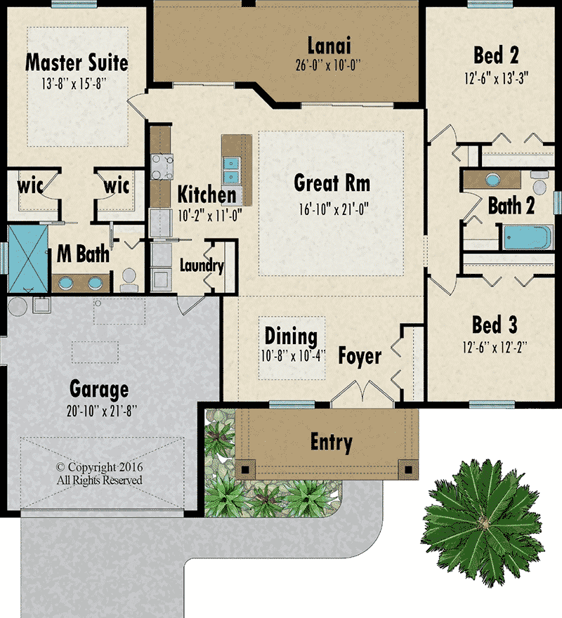 The Magnolia 2 floorplan - Capitol Homes