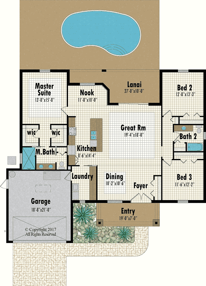 The Siesta floorplan - Capitol Homes