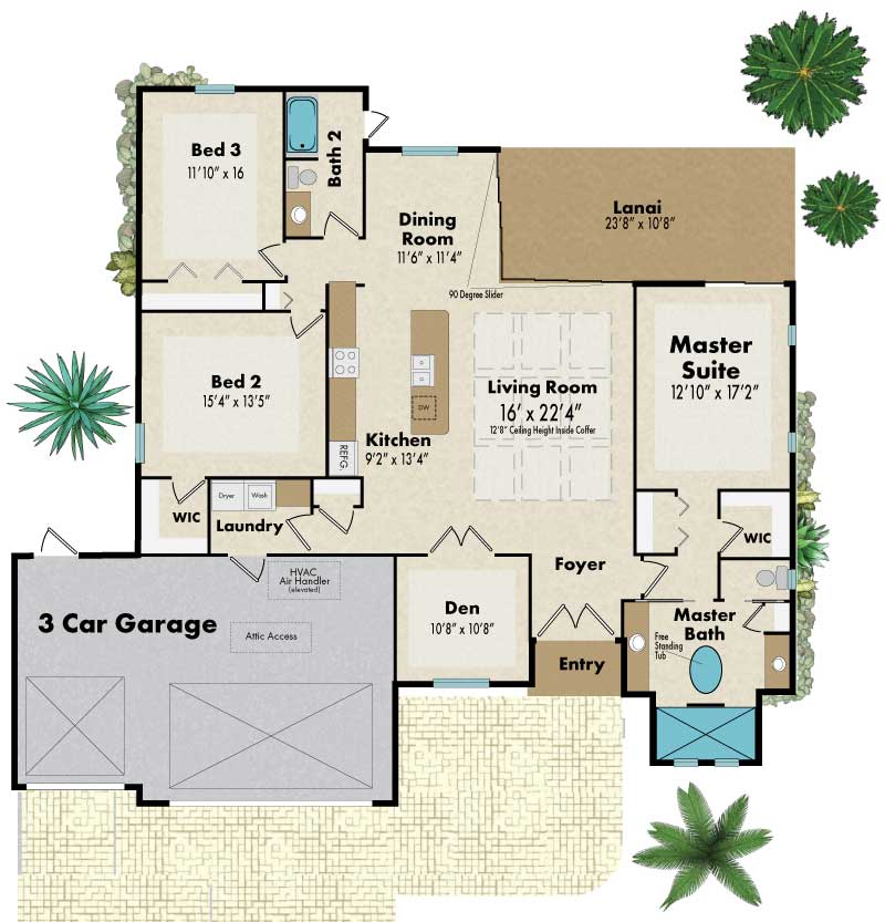 silver palm floorplan